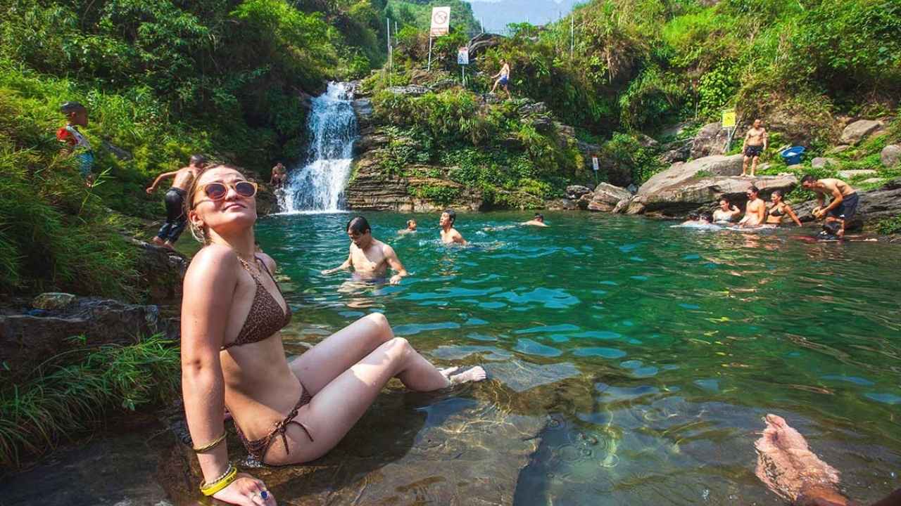 Du Gia valley and peaceful village life