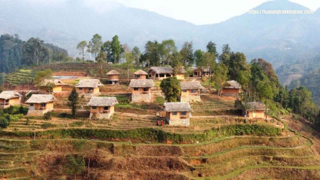 Jungle waterfall swim Ha Giang mountain stream bamboo forest