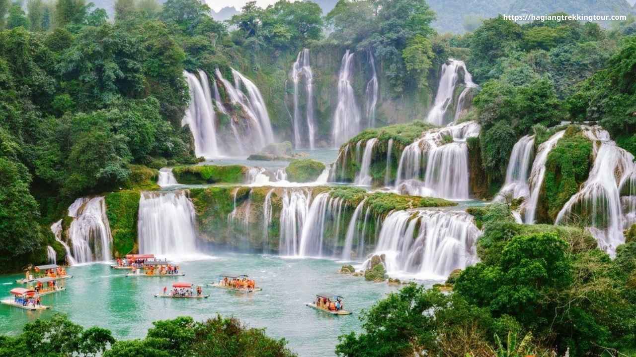 Ban Gioc Waterfall Cao Bang Vietnam largest waterfall